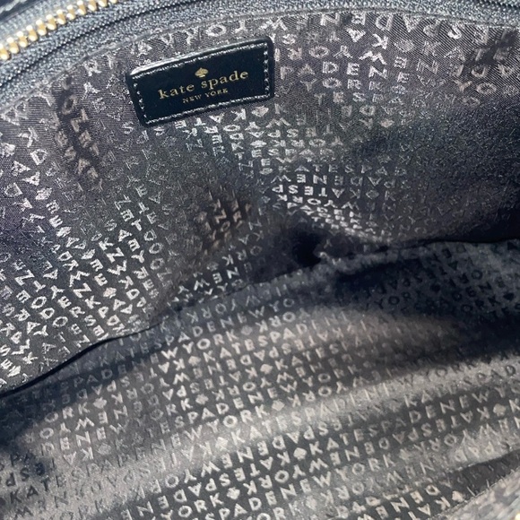 Kate Spade Black and Pink Striped Women's Bag - Picture 8 of 10